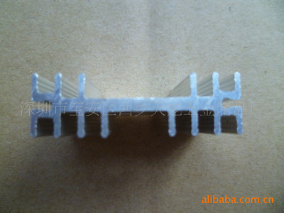 厂家直销36*11*25MM双针单孔散热器 两边齿