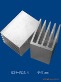 厂家供应优质铝质异型材散热器/片19*24