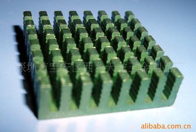 厂家供应28*28*13MM氧化铝质剖槽散热器 铝质散热片