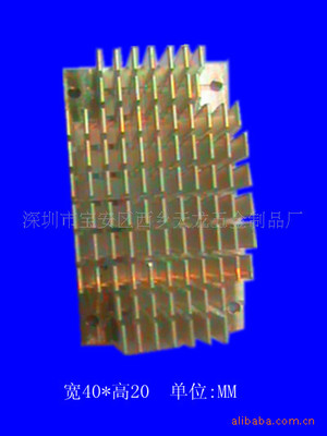 厂供应剖槽散热器  电子散热片深圳生产厂家