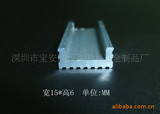 厂家供应优质铝型材15*6MM散热器 散热片 深圳散热片