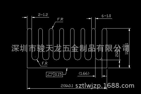 剖槽散热器 剖槽散热器
