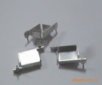 厂家供应优质2.0*50*100铝质冲压散热器 电子电源散热片